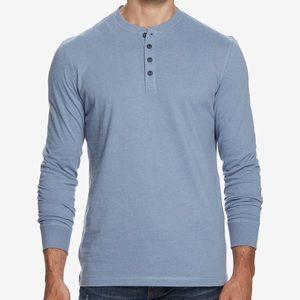 Weatherproof vintage men’s S heathered Henley top